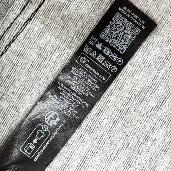 ASOS DESIGN Faux Leather Utility Midi Skirt Washed Black Size 6 - Picture 13 of 14